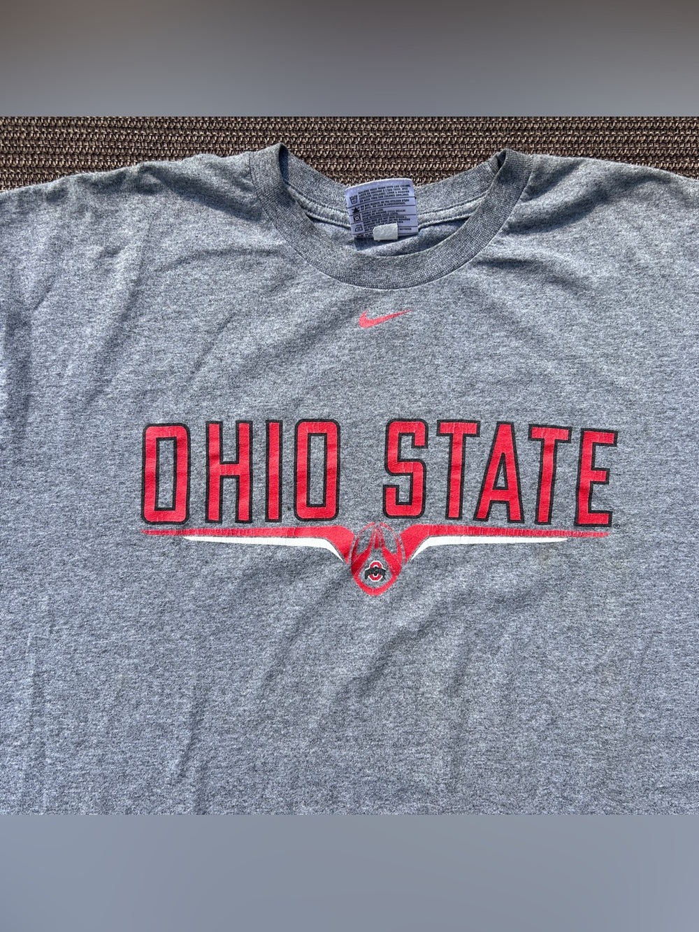 Nike Team Vintage Ohio State Buckeyes Graphic Tee XL